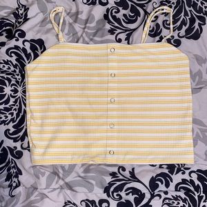 Pacsun yellow crop top